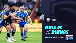 Highlights  Hull FC v Leeds Rhinos  2024 Betfred Super League Round 14 [upl. by Mussman]