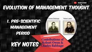 Evolution of Management Thought or Management theoriesPreScientific Management periodIn Malayalam [upl. by Atirehgram]