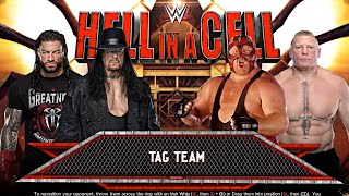 FULL MATCH  Brock Lesner Vs Under Taker amp Roman Reigns  Tag Team Match  Hell In a Cell 2024 [upl. by Nongim]