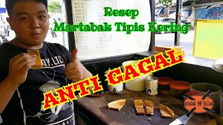 Resep Martabak Tipis Kering Anti Gagal [upl. by Ianej]