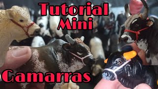 Tutorial paso a paso como hacer gamarras para tus mini toritos dos opciones diferente [upl. by Aerbua]