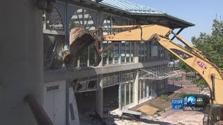 Crews begin demolition of Waterside Annex [upl. by Finbur]