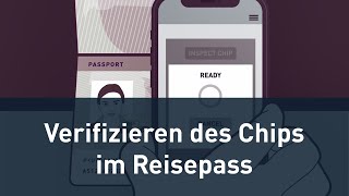 Verifizieren des Chips im Reisepass [upl. by Hajan]