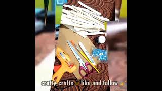 Ice Cream Stick Wall Hanging  Home Decor  Crafty Mind [upl. by Hoyt]