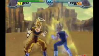 Dragonball Z Infinite World  Majin Vegeta vs Goku TGS 2008 [upl. by Nyrual]