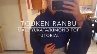 Male YukataKimono Top Tutorial [upl. by Eleni]