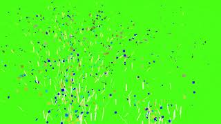 Confetti on Green Screen [upl. by Norat]