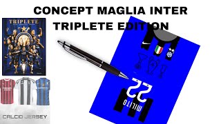 Calcio Jersey secondo video Concept maglia Inter Triplete Edition [upl. by Carlyn]