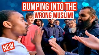 Bumping into the Wrong Muslim Suboor Vs Atheist  Speakers Corner  Hyde Park [upl. by Lezirg]