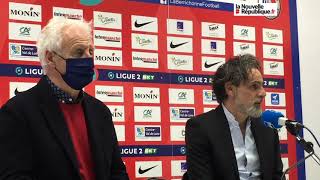 VIDEO Berrichonne de Châteauroux  le coach Marco Simone face à la presse [upl. by Asinet]