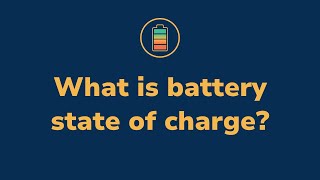 What is battery state of charge [upl. by Vine]