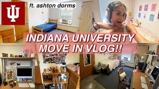 INDIANA UNIVERSITY MOVE IN VLOG [upl. by Otrebogir]