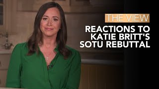 Reactions To Katie Britts SOTU Rebuttal  The View [upl. by Natanhoj]