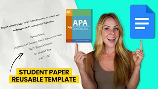 Format a Student Paper in APA 7th Style Using Google Docs [upl. by Nedarb]