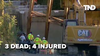 3 dead 4 seriously hurt in Mississippi bridge collapse [upl. by Mortimer]