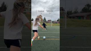 Couple’s soccer accuracy challenge soccer soccerplayer [upl. by Pia317]