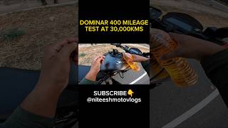 DOMINAR 400 Mileage Test niteeshmotovlogs [upl. by Nakhsa534]