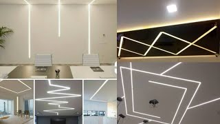 letest New Ceiling LED Profile Light designs 2022  Ceiling Led Strip Light Design  Wall Lights [upl. by Sewel423]