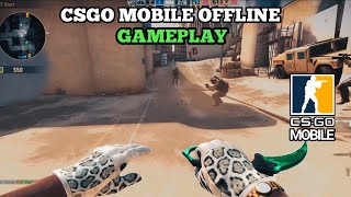 Csgo Mobile Offline Android Gameplay  Cs 16 24 [upl. by Nnylylloh]