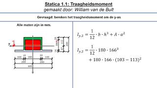 Statica 11  les 6  1  Traagheidsmoment [upl. by Gerk]