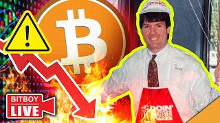 🔻EMERGENCY Bitcoin Falls Below 40000🔻DEATH CROSS Looming [upl. by Namyw]