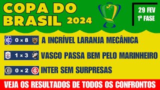 ⚽ COPA DO BRASIL 2024 – 1ª FASE TERMINANDO [upl. by Moritz]