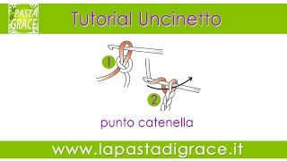 Tutorial uncinetto punto catenella [upl. by Dorrie]