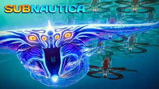 SUBNAUTICA 1000 REAPER LEVIATHANS versus GHOST LEVIATHAN [upl. by Zavala]