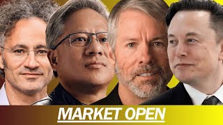 PALANTIR NEW DEAL ROBINHOOD UPGRADED TESLA GREEN  MARKET OPEN [upl. by Daniyal671]