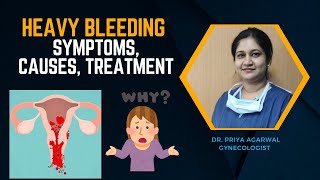 पीरियड्स में ज्यादा ब्लीडिंग क्यों होता है  I Menstrual bleeding [upl. by Gregson153]