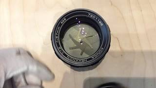 Konica Hexanon 57mm f12 V1 AR Mount [upl. by Leona882]