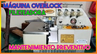 quotMantenimiento y Reparación de Fileteadora Overlock Industrial  Tutorial Paso a Pasoquot [upl. by Nemad]