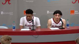 Tennessee Postgame Press Conference Noah Gurley amp Jahvon Quinerly [upl. by Pass799]