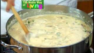 Creamy Tofu Stroganoff and Zucchini Mint Salad2 [upl. by Gianina]