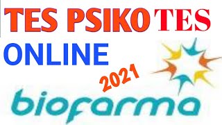 Soal tes online Biofarma terbaru 2021 Psikotes online [upl. by Yann211]