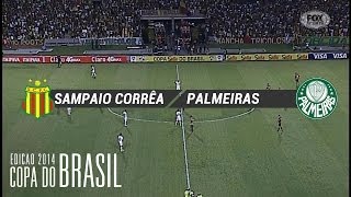 Gols  Sampaio CorrêaMA 2 x 1 Palmeiras  Copa do Brasil 2014  07052014 [upl. by Voorhis]