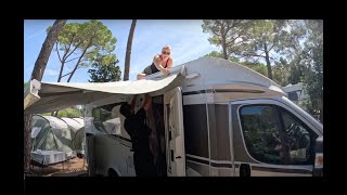 Lets go autocamper Så står den på Nin og Zaton Holiday resort i Kroatien Vi besøger også Zadar [upl. by Salisbarry599]