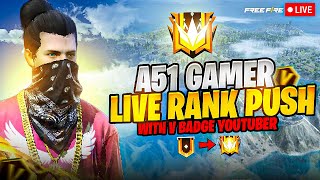 🔴Live Day 1 🔥24 hours Pushing🗿Season 42 Road to Top 1🔥Gold to Grandmaster  Garena Free Fire [upl. by Repotsirhc]