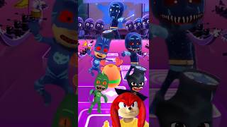 PJ Masks  CatBoy 🆚 Owlette X Dance Song Tiles Hop EDM Rush shorts [upl. by Bethezel]