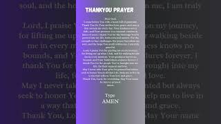 Thanks Giving Lords Prayer ❤ Daily gratitude prayer🙏 Divine Prayers thanksgivingprayer [upl. by Ayad123]