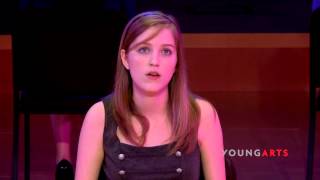 Melody Dailey  Spoken Theater  2013 National YoungArts Week [upl. by Niatsirt]