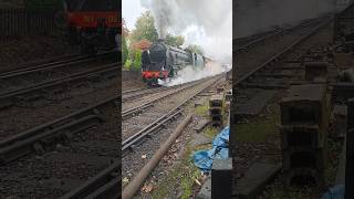 NYMR  Schools Class quotReptonquot No926 leaving Grosmont [upl. by Rozanne]