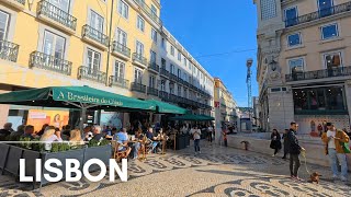 Autumn Walk in Chiado Lisbon PORTUGAL [upl. by Larisa]