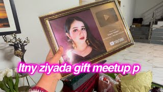 Itna ziyada gift meetup py  meetup kaisa rha  Sitara Yaseen vlog [upl. by Allerus]