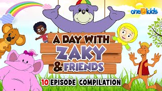 A DAY WITH ZAKY AND FRIENDS  10 EPISODE COMPILATION [upl. by Eltsyrc]