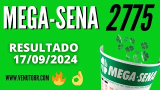 🍀 Resultado MegaSena 2775 [upl. by Kcirdlek]