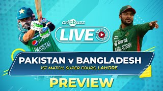 Asia Cup 2023 Pakistan v Bangladesh Super 4 Match 1 Preview [upl. by Crandale]