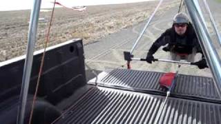 Hang glider tow launch HangGliding [upl. by Ycats]