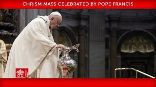 28 March 2024 Chrism Mass  Pope Francis [upl. by Koerlin]