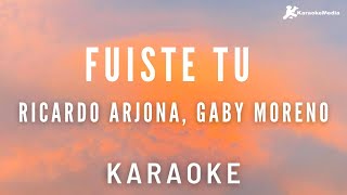 Ricardo Arjona Gaby Moreno  Fuiste Tu Karaoke  Instrumental [upl. by Clabo]